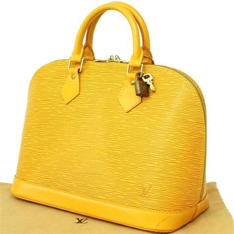 mustard yellow louis vuitton bag